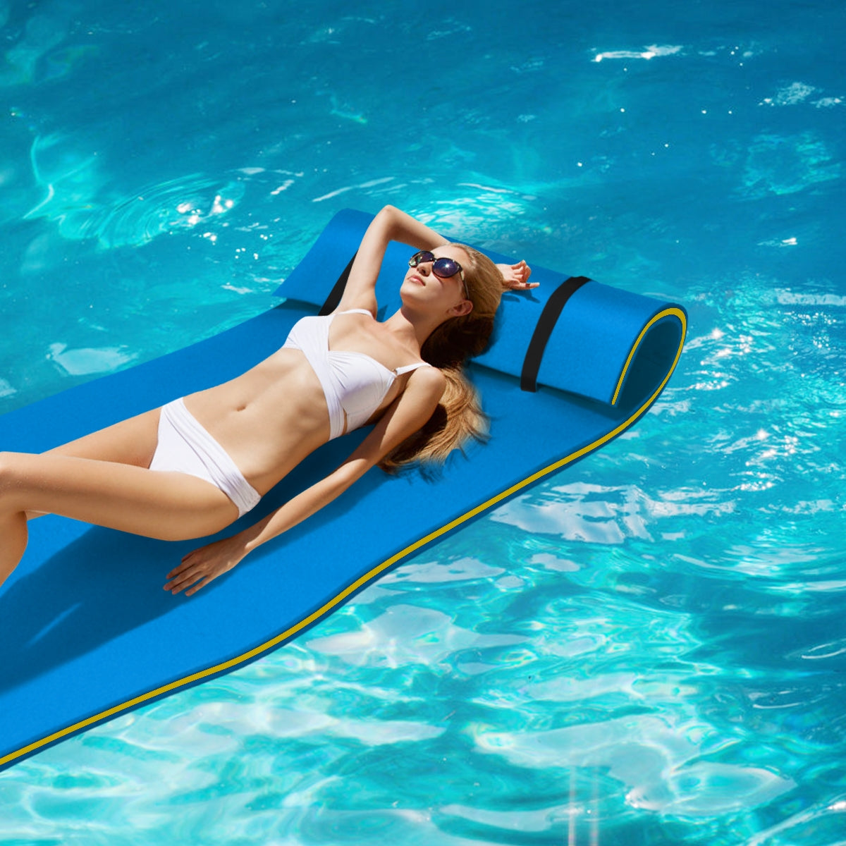 3-Layer Relaxing Tear-proof Water Mat, Blue Swimming at Gallery Canada