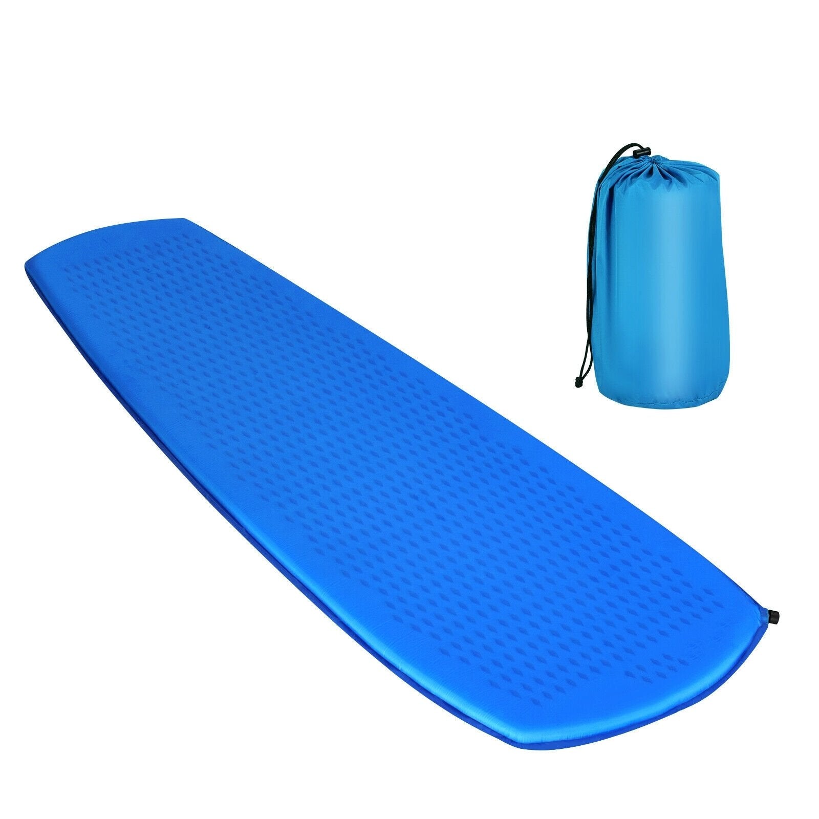 Inflatable Sleeping Pad with Carrying Bag, Blue Air Mattresses & Sleeping Bags   at Gallery Canada