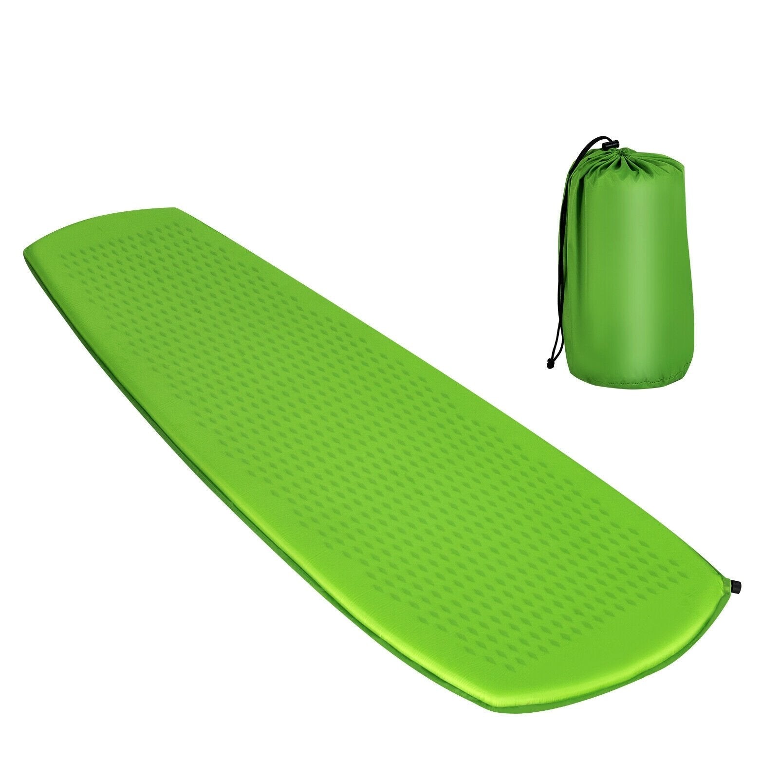 Inflatable Sleeping Pad with Carrying Bag, Green Air Mattresses & Sleeping Bags   at Gallery Canada