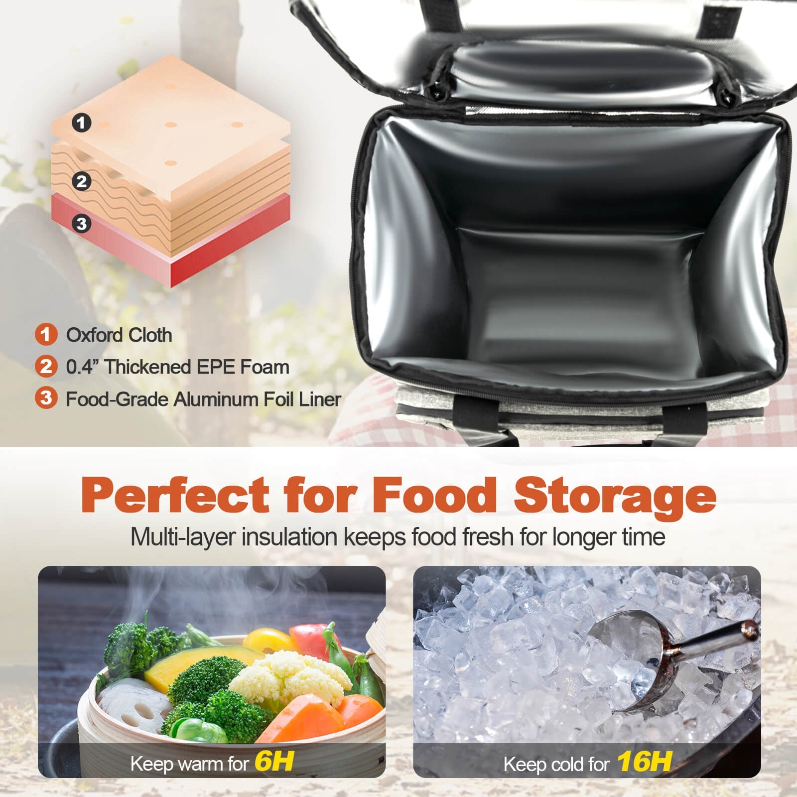 50-Can Large Leakproof Rolling Cooler with Detachable Bottom Plate, Gray Coolers at Gallery Canada