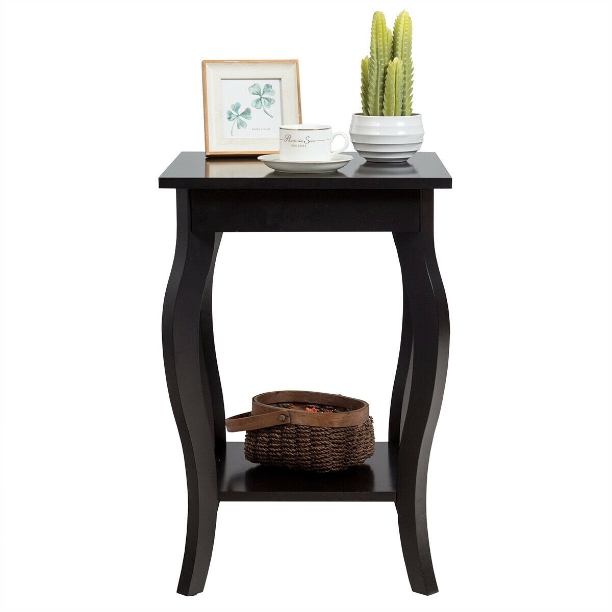Accent Sofa End Side Table, Brown - Gallery Canada