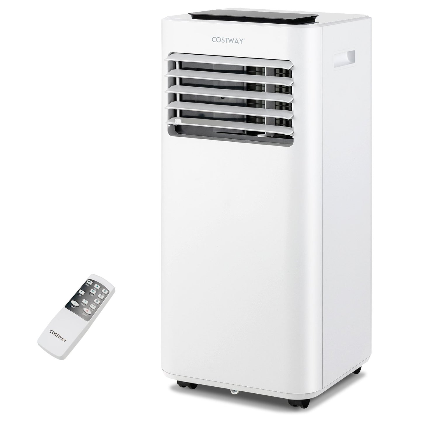 8000 BTU Portable Air Conditioner with Fan Dehumidifier Sleep Mode-8000 BTU, White Portable Air Conditioners   at Gallery Canada