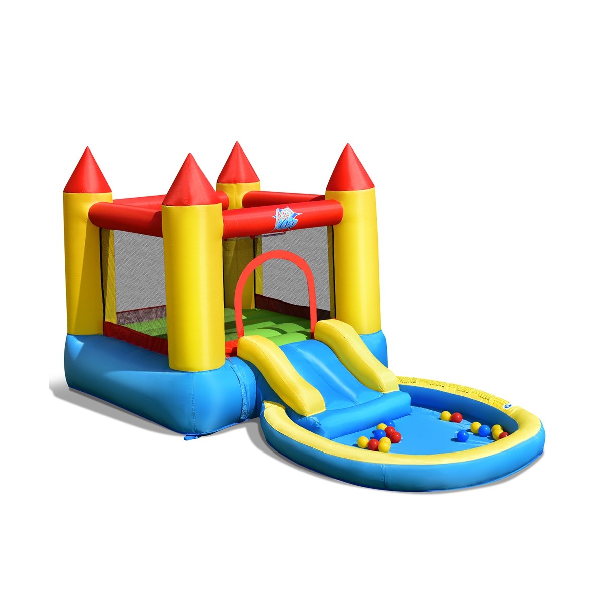 Inflatable Kids Slide Bounce House with 550w Blower Bounce House   at Gallery Canada