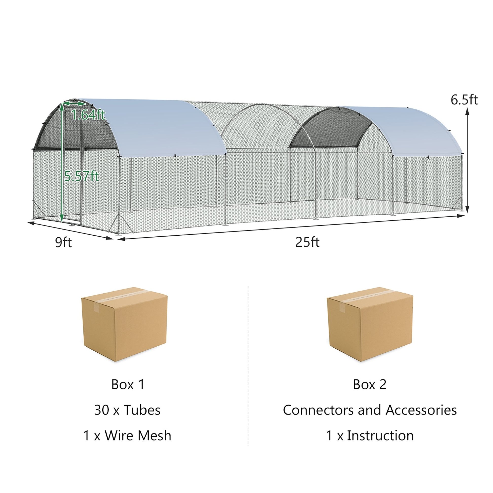 Large Metal Chicken Coop with Cover Chicken Coops   at Gallery Canada