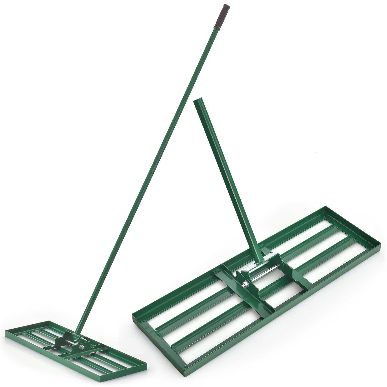 30/36/42 x 10 Inch Lawn Leveling Rake with Ergonomic Handle-30 inches, Green Garden Tools   at Gallery Canada