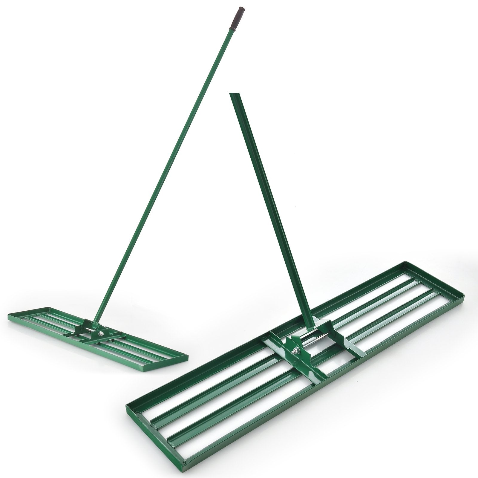 30/36/42 x 10 Inch Lawn Leveling Rake with Ergonomic Handle-42 inches, Green Garden Tools   at Gallery Canada