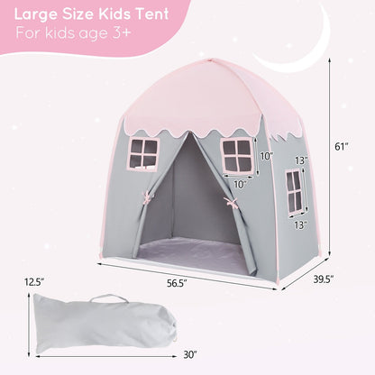 Portable Indoor Kids Play Castle Tent, Pink Play Tents & Playhouse   at Gallery Canada