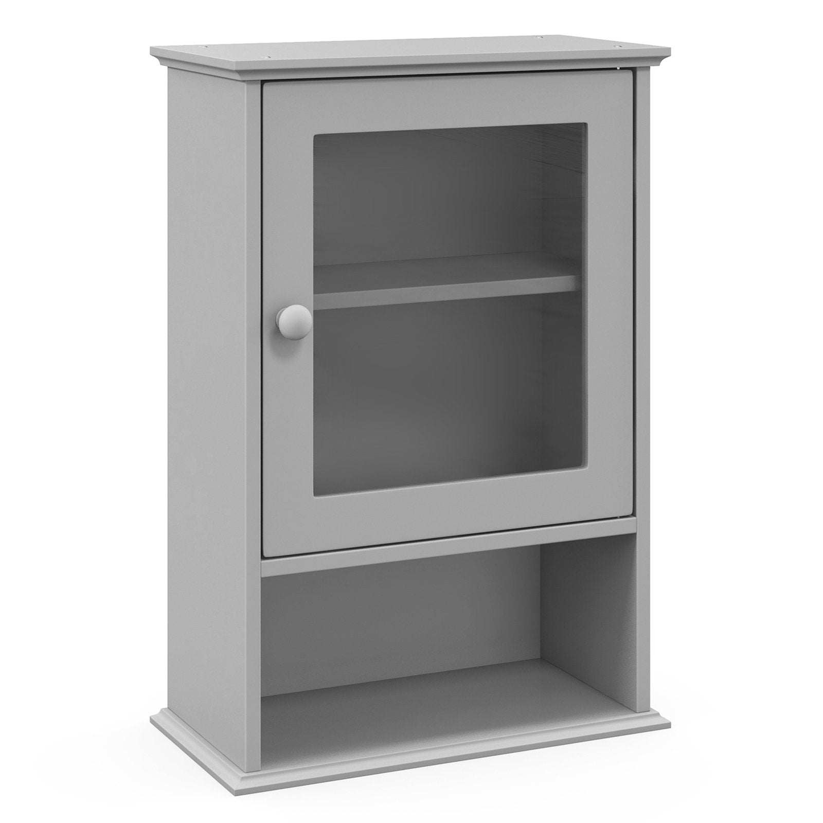 Bathroom Wall Mounted Adjustable Hanging Storage Medicine Cabinet, Gray Wall Cabinets   at Gallery Canada