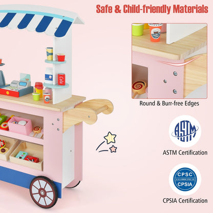 Toy Cart Play Set with POS Machine and Lovely Scale, Multicolor Play Kitchen Sets   at Gallery Canada