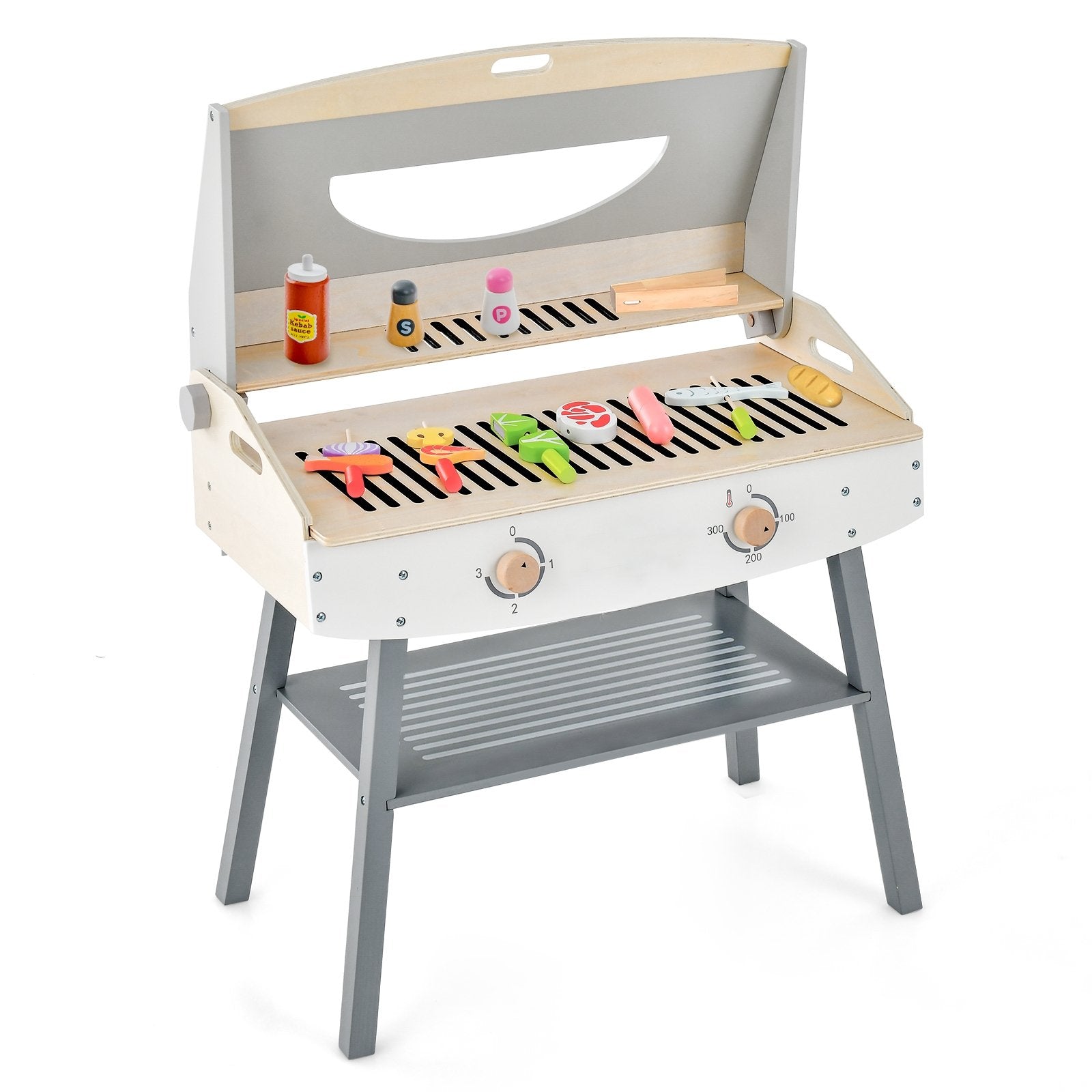 Kids Barbecue Grill Playset for Girls and Boys Aged 3+, Multicolor Pretend Toys   at Gallery Canada