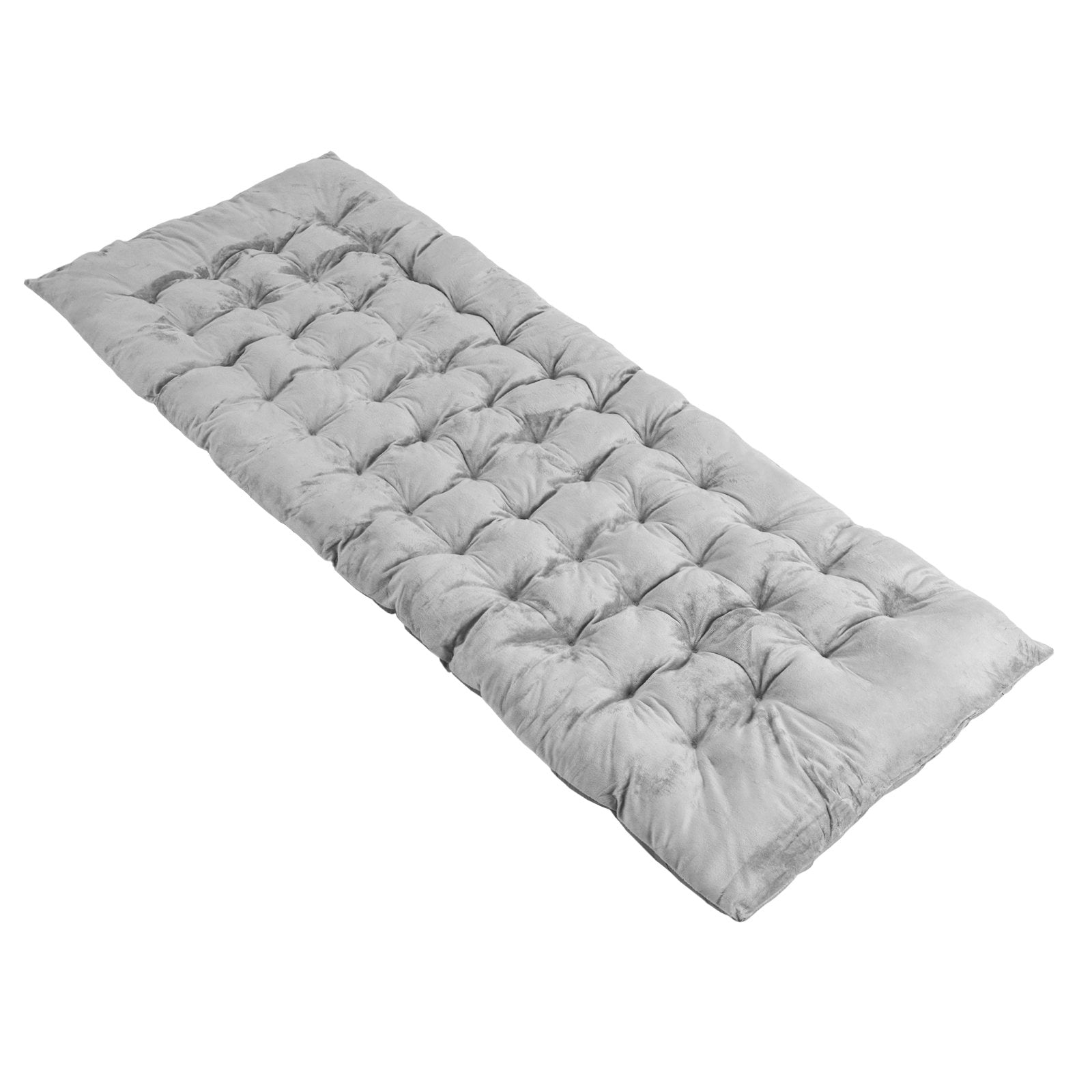 75 x 27.5 Inch Camping Cot Pads with Soft and Breathable Crystal Velvet, Gray Camping Furniture   at Gallery Canada