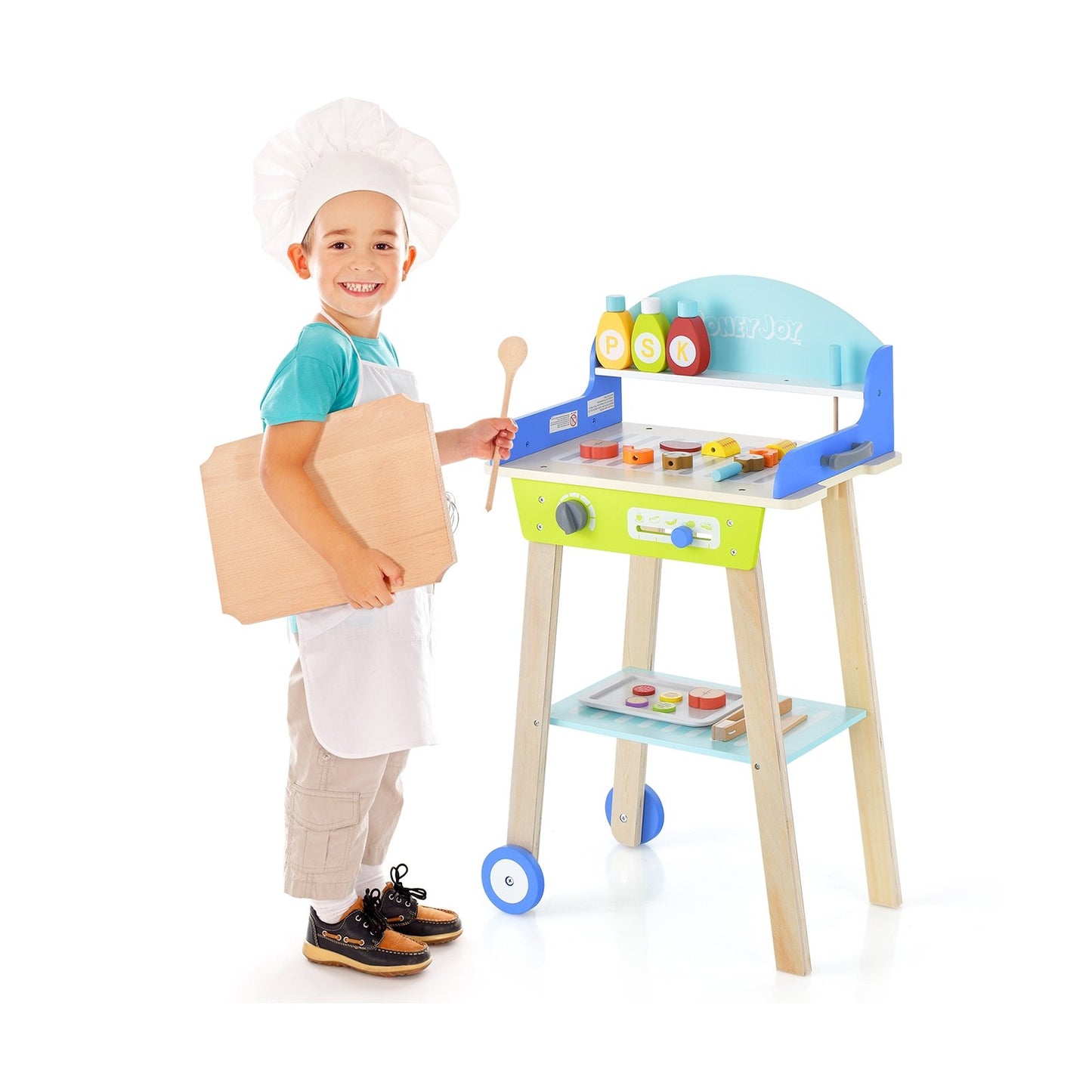 Kid's Pretend Barbecue Grill Play Set, Multicolor Play Kitchen Sets   at Gallery Canada