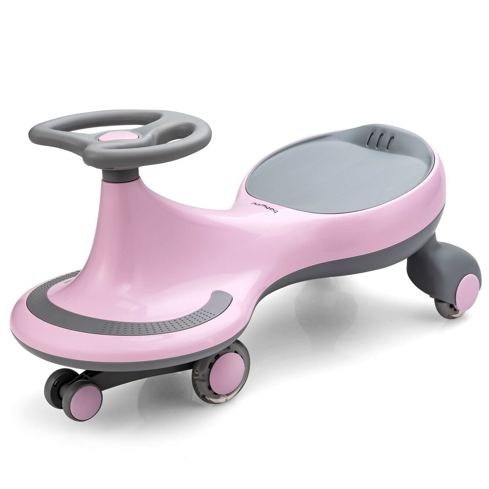 Wiggle Car Ride-on Toy with Flashing Wheels, Pink Push & Pedal Ride On Toys Pink at Gallery Canada
