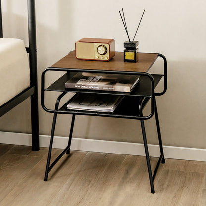 3-tier Compact Side End Table with Storage Shelf, Coffee End & Side Tables   at Gallery Canada