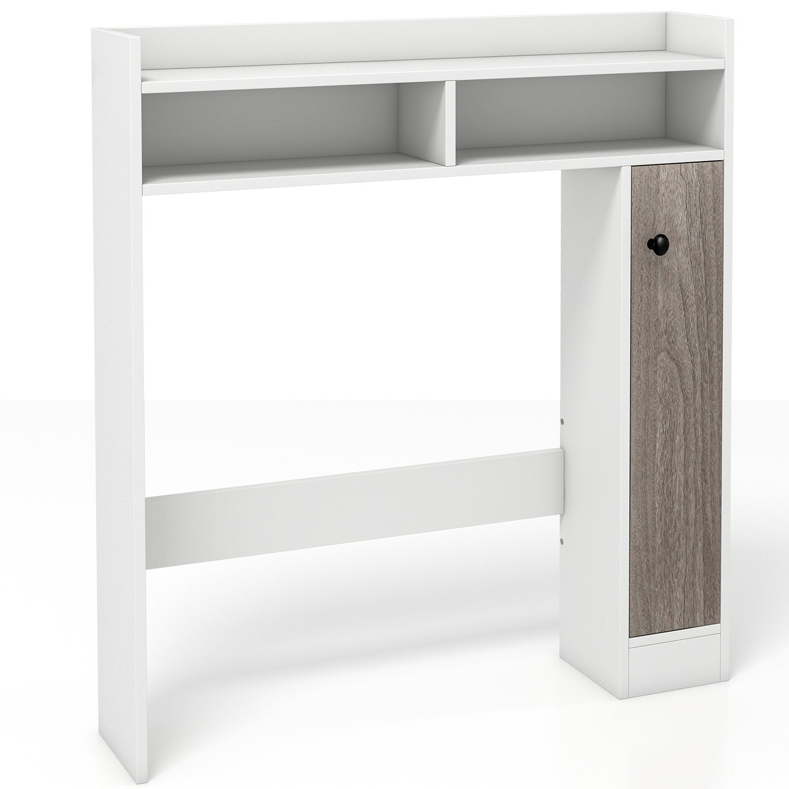 Bathroom Over the Toilet Floor Storage Organizer with Adjustable Shelves, White Bathroom Etagere White at Gallery Canada