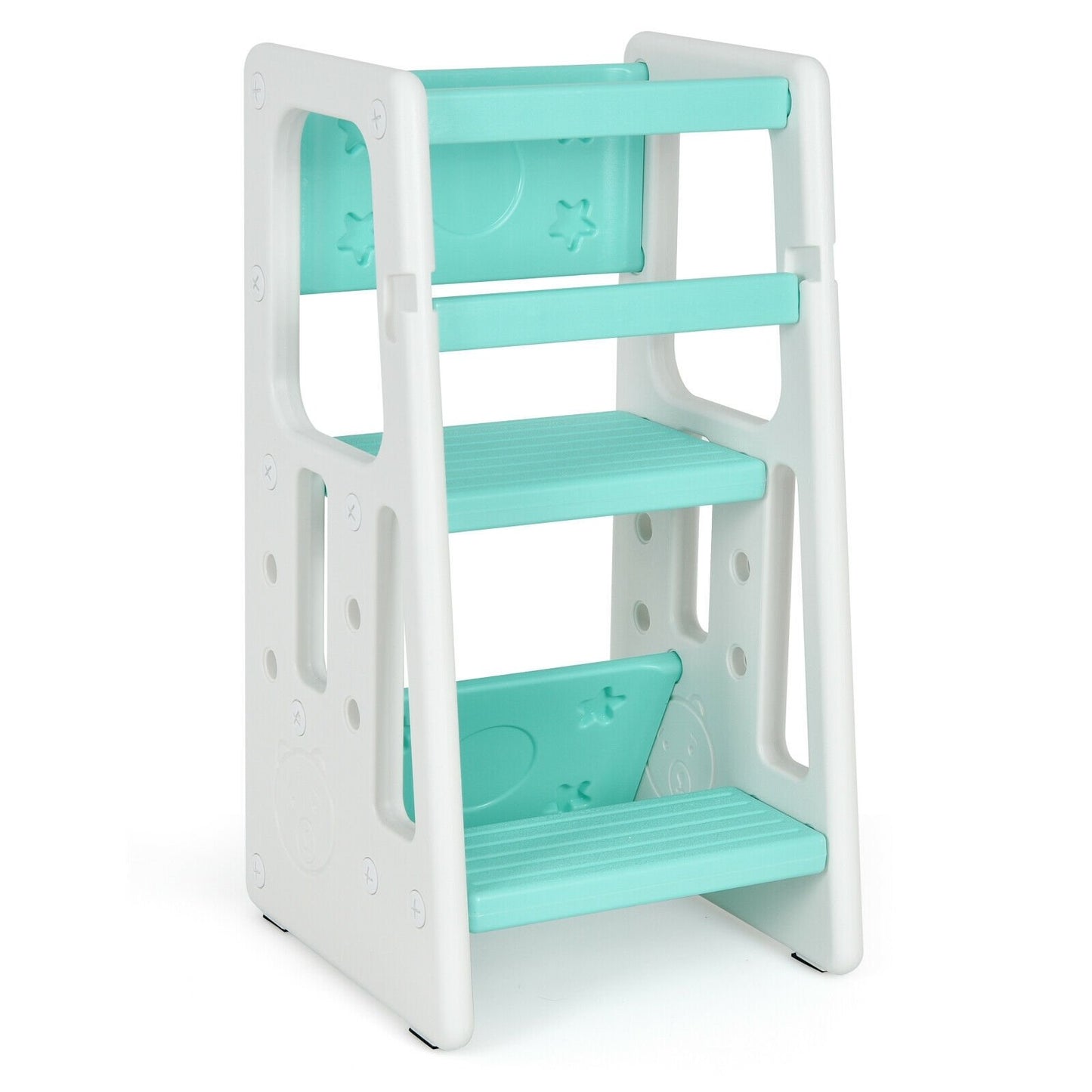 Kids Kitchen Step Stool with Double Safety Rails , Green Toddler & Kids Furniture   at Gallery Canada