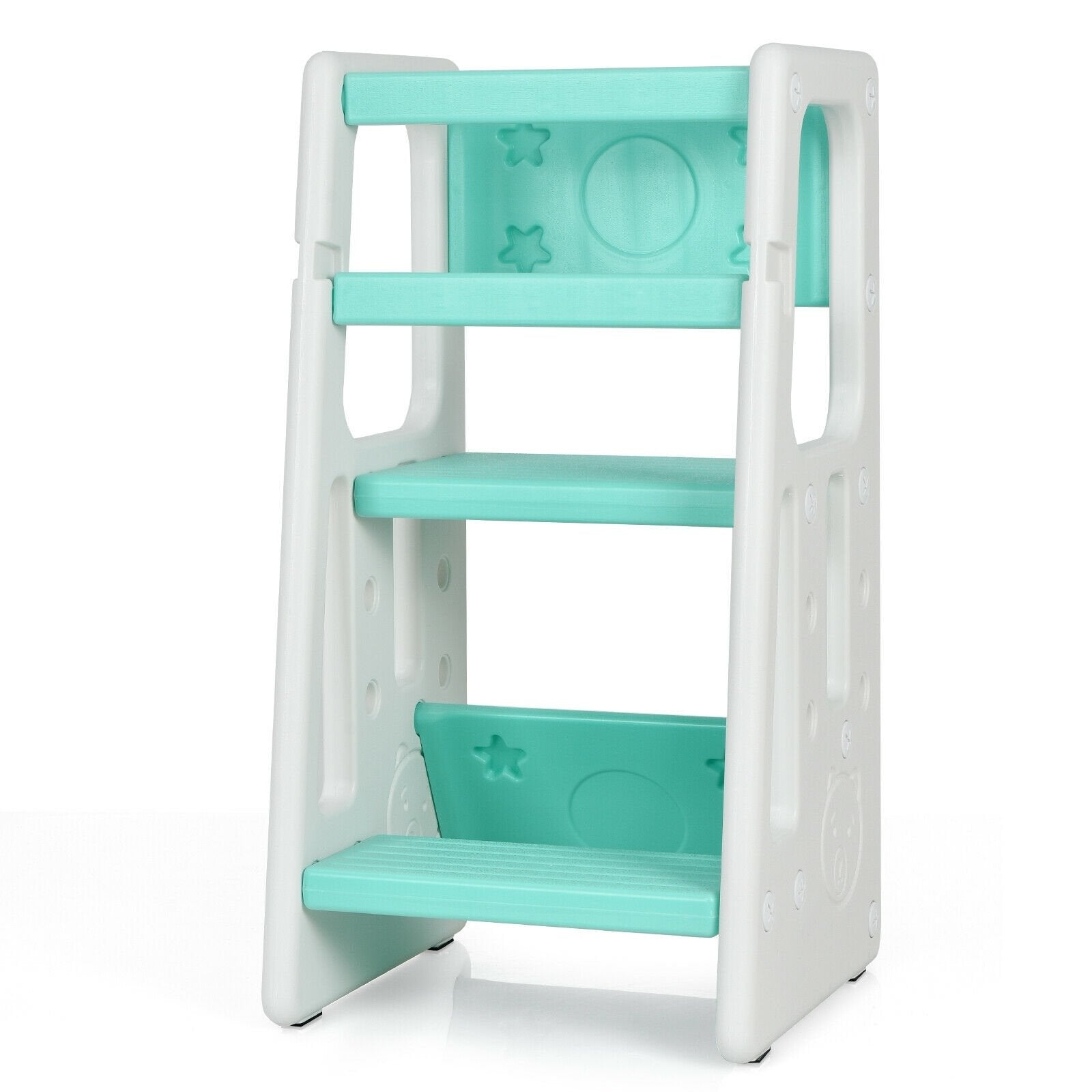 Kids Kitchen Step Stool with Double Safety Rails , Green Toddler & Kids Furniture   at Gallery Canada