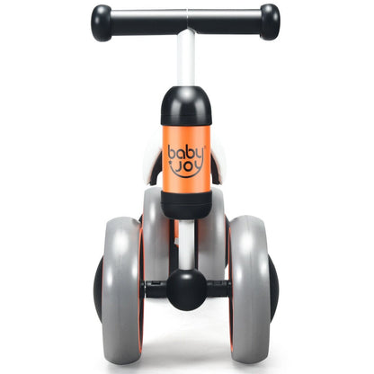 4 Wheels No-Pedal Baby Balance Bike, Orange Balance Bikes   at Gallery Canada