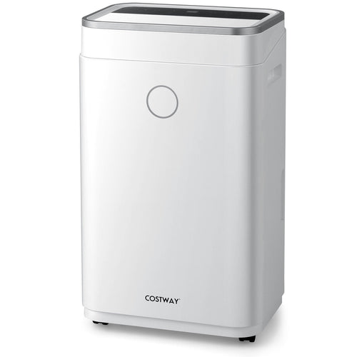 60-Pint Dehumidifier for Home and Basements 4000 Sq. Ft with 3-Color Digital Display, White