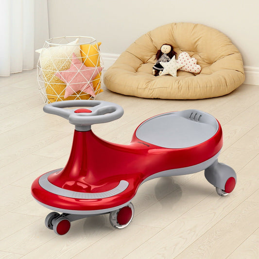 Wiggle Car Ride-on Toy with Flashing Wheels, Red Push & Pedal Ride On Toys   at Gallery Canada