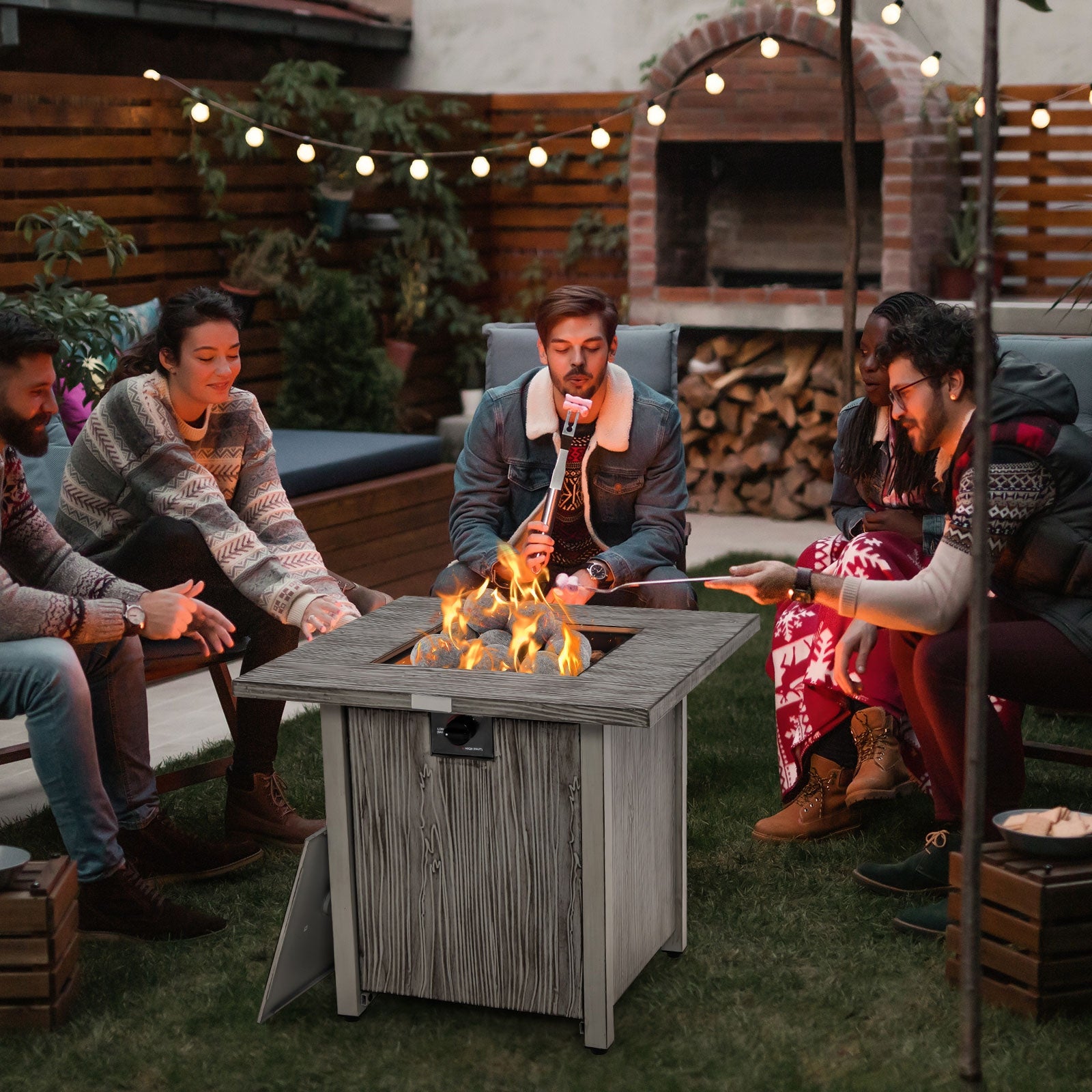 15 Pieces Ceramic Fiber Fire Balls for Outdoor Use, Gray Fire Pits at Gallery Canada