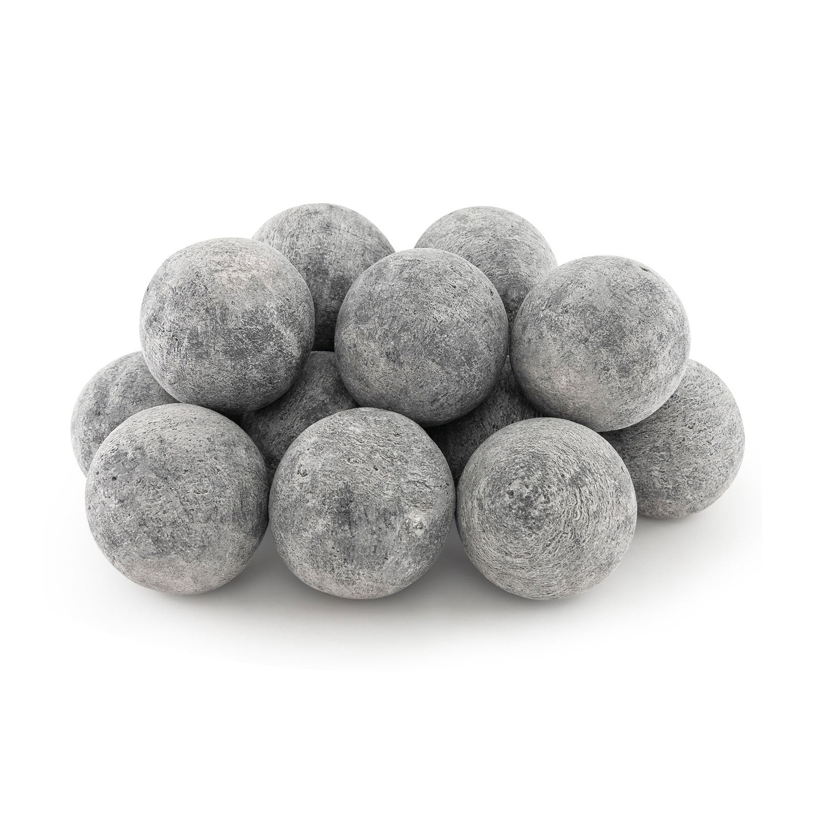 15 Pieces Ceramic Fiber Fire Balls for Outdoor Use, Gray Fire Pits Gray at Gallery Canada