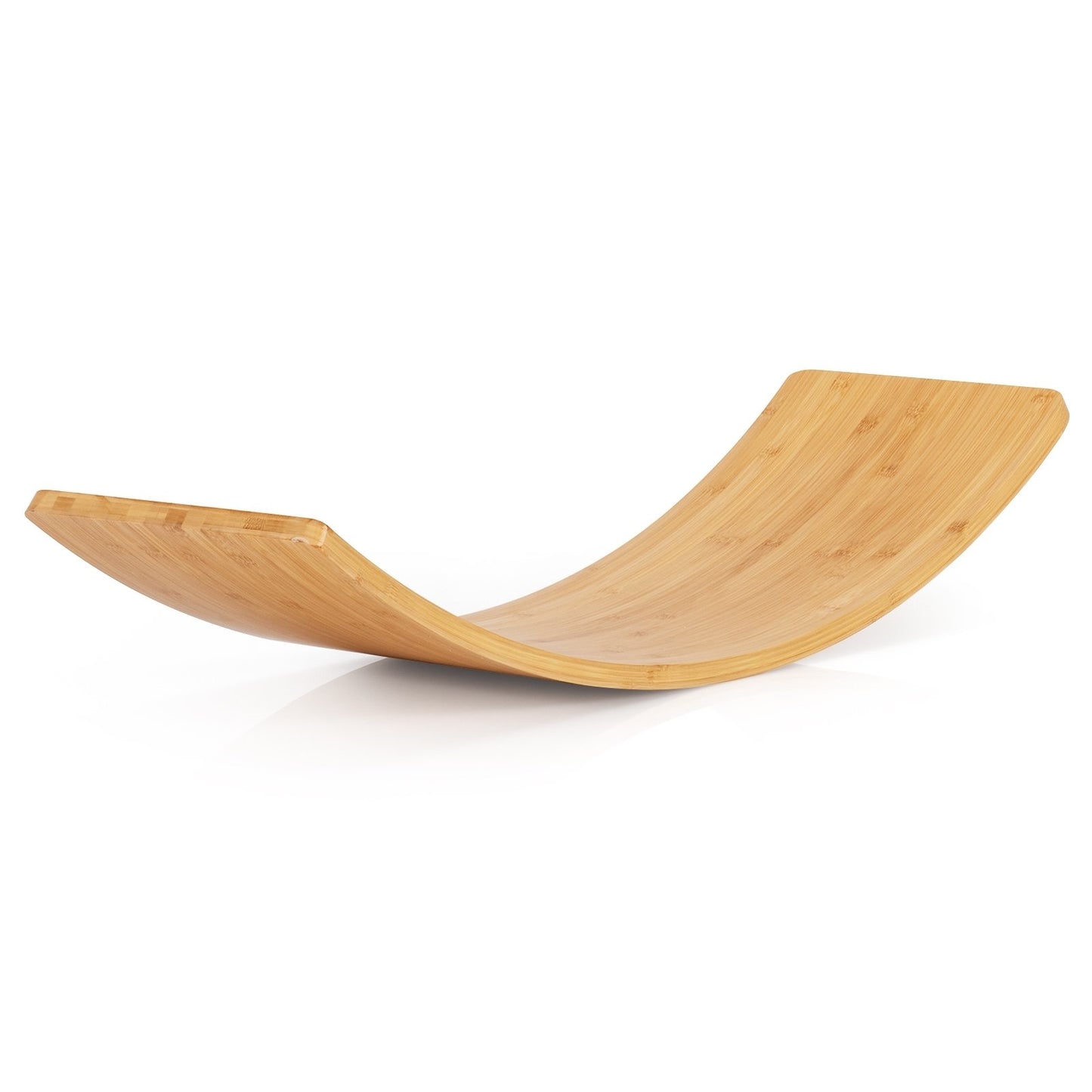 35.5 Inch Wooden Wobble Balance Board for Toddler and Adult, Natural Toy Sports   at Gallery Canada