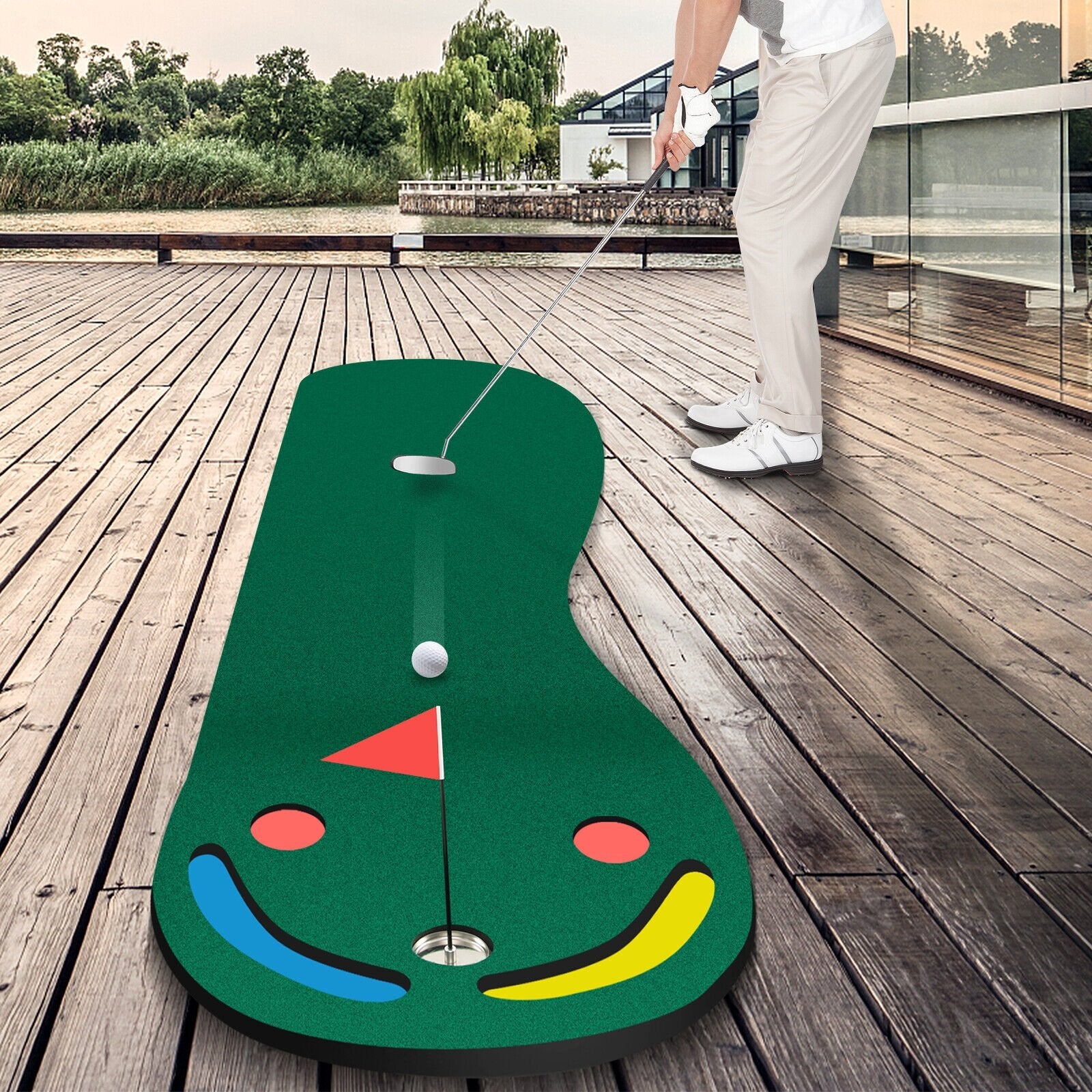 Golf Putting Green Set for Indoor Outdoor Use Golf   at Gallery Canada