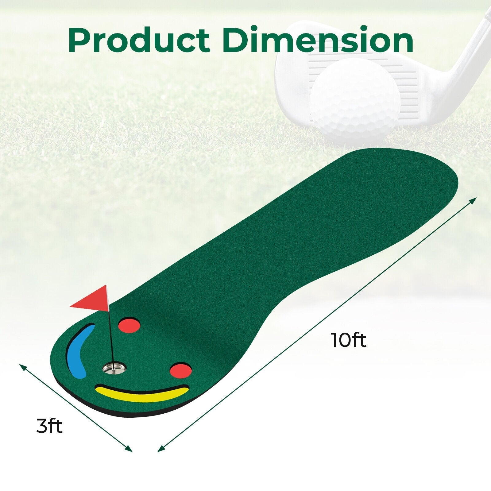 Golf Putting Green Set for Indoor Outdoor Use Golf   at Gallery Canada