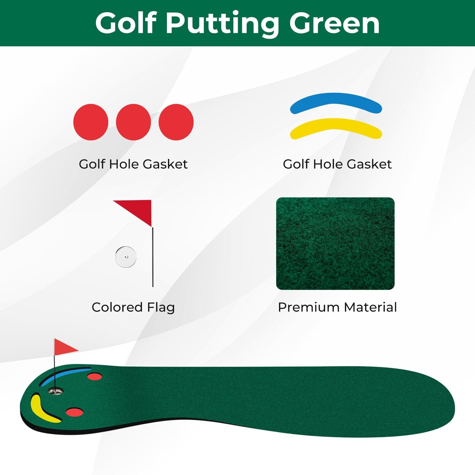 Golf Putting Green Set for Indoor Outdoor Use Golf   at Gallery Canada