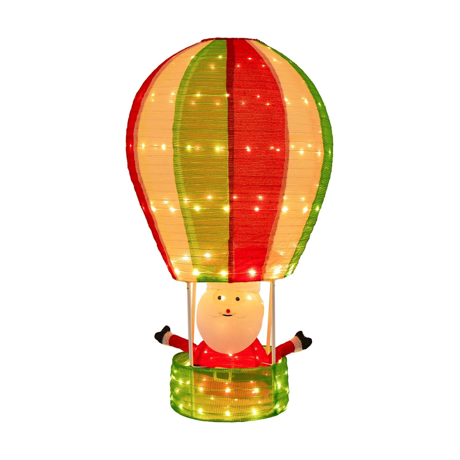 4.5 Feet Christmas Santa Claus with Hot Air Balloon, Multicolor Christmas Decor & Accessories   at Gallery Canada