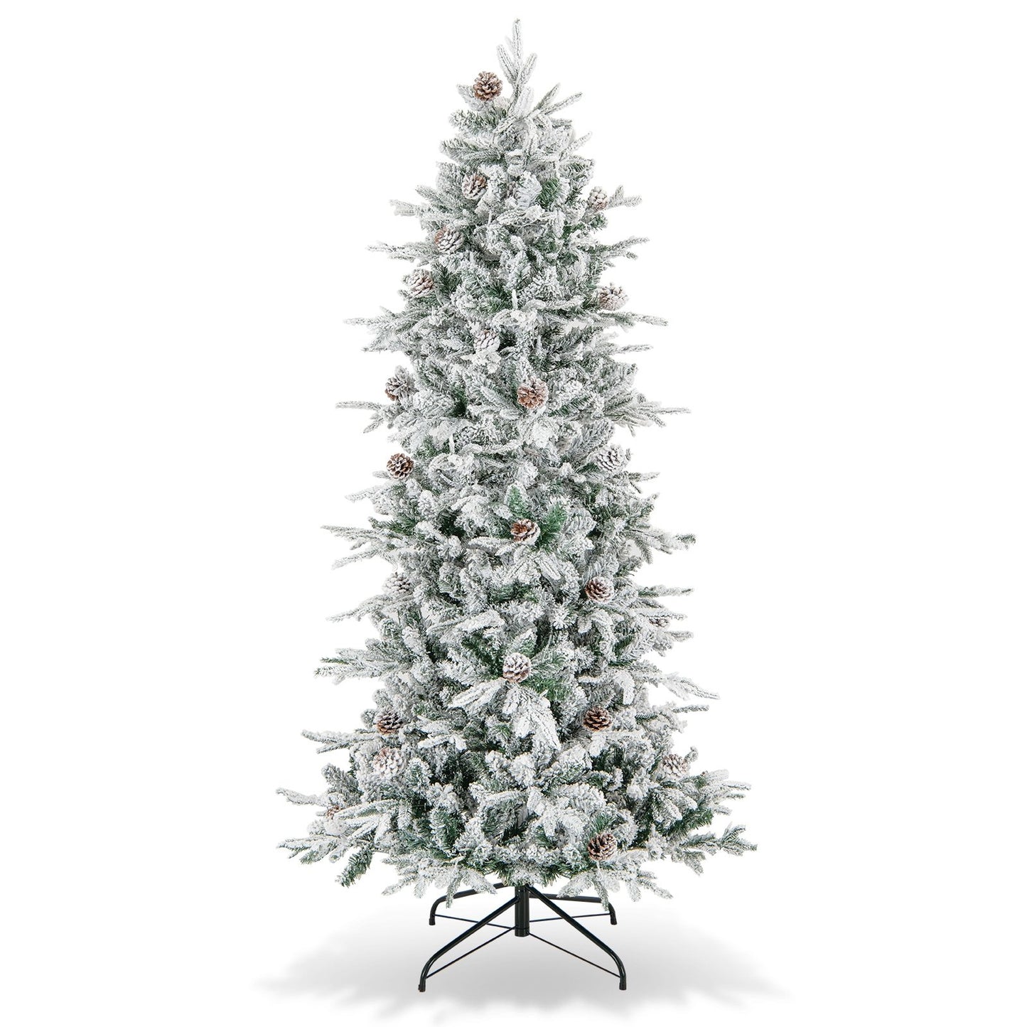 6 Feet Pre-lit Artificial Christmas Tree, Green Christmas Tree   at Gallery Canada