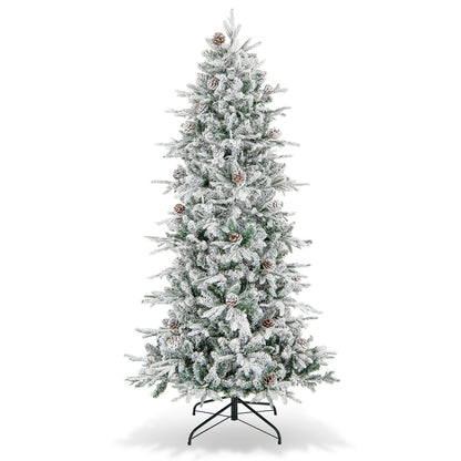 6 Feet Pre-lit Artificial Christmas Tree, Green Christmas Tree   at Gallery Canada