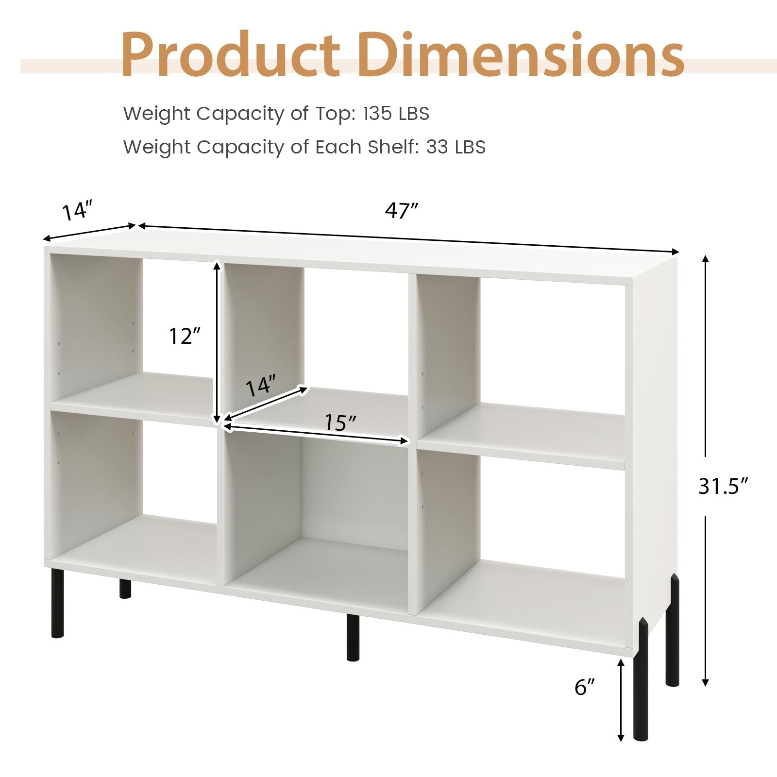 Open-Back Bookshelf with Drawer for Study, White Bookcases   at Gallery Canada