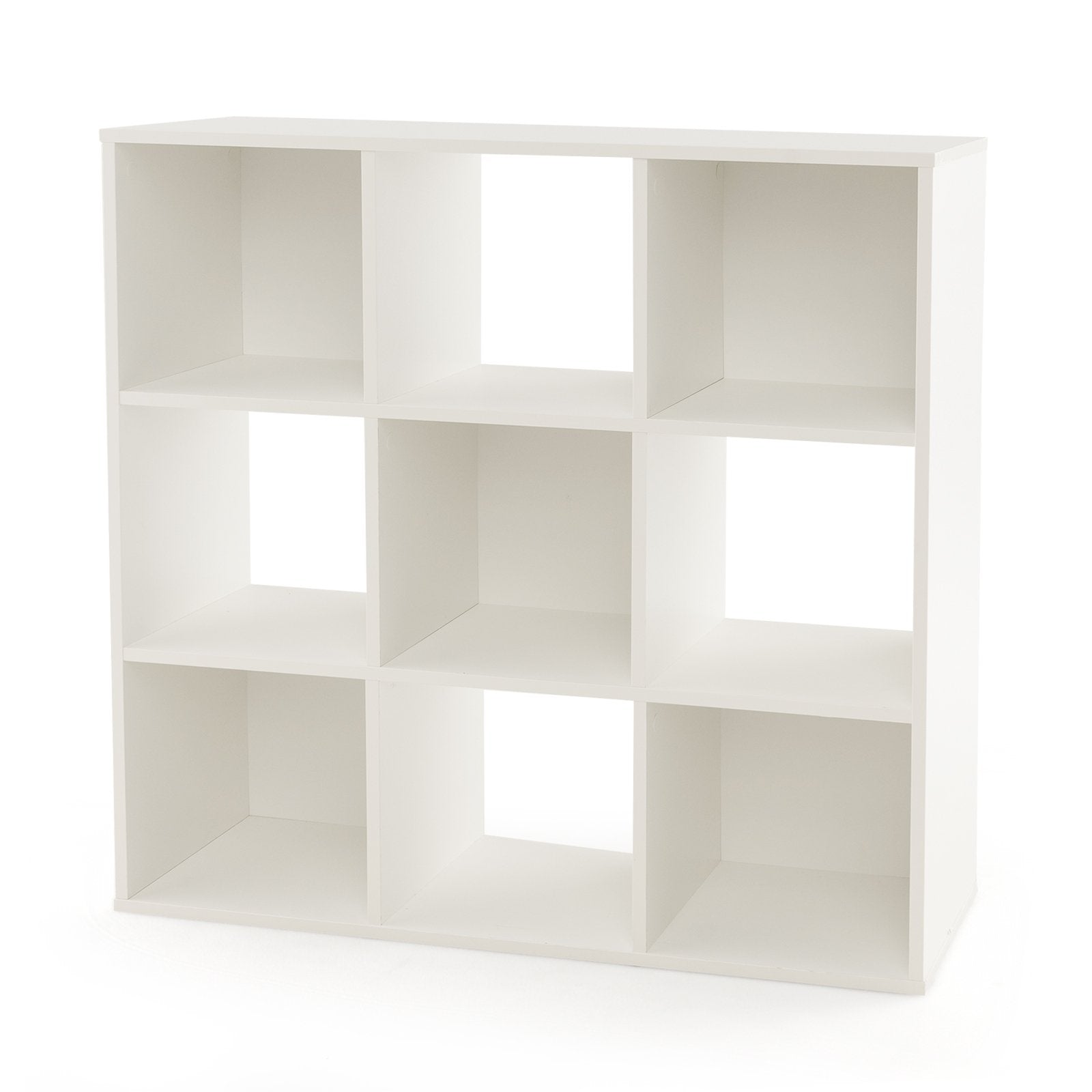 Wooden Kids Bookcase with Storage Cubbies and Anti-toppling Devices, White Kids Storage   at Gallery Canada