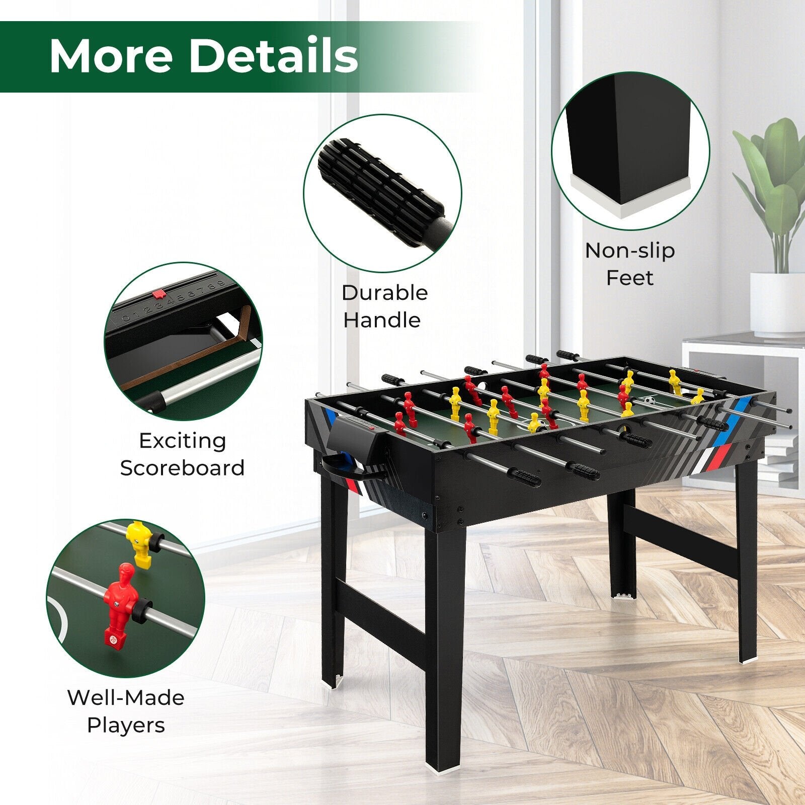 4-in-1 Multi Game Table with Pool Billiards Game Room   at Gallery Canada