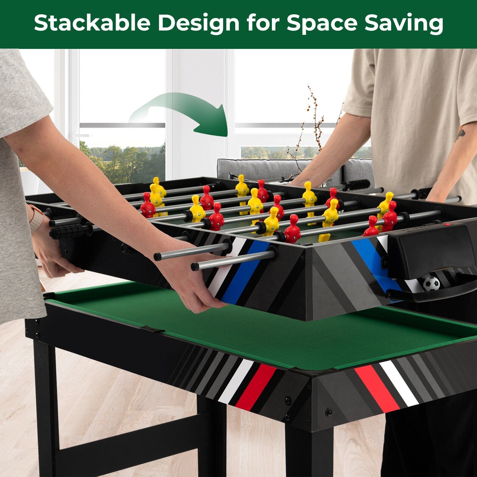 4-in-1 Multi Game Table with Pool Billiards Game Room   at Gallery Canada