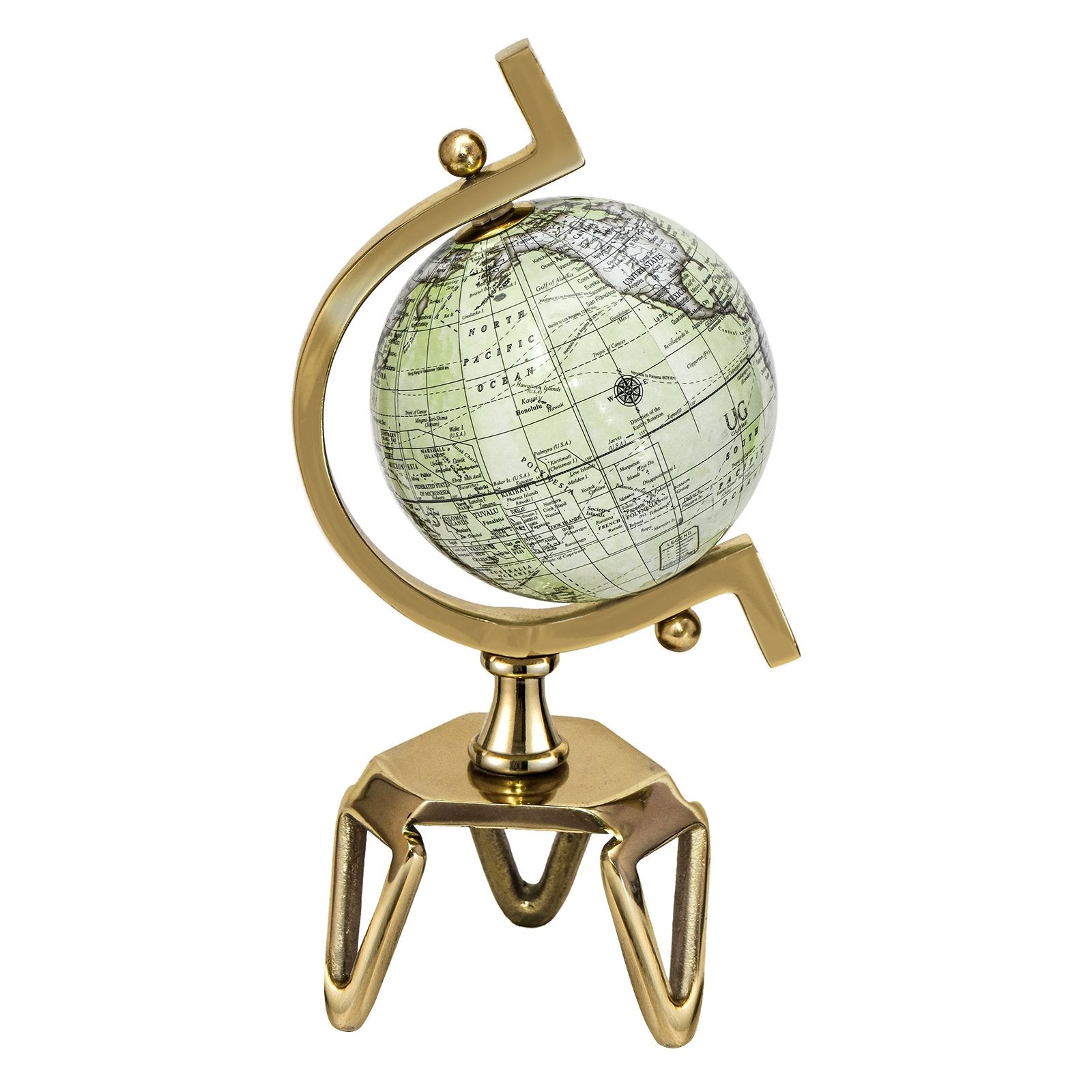 Educational Geographic 5/8/10 Inch World Globe with Triangle Metal Stand-5 inches Learning Toys   at Gallery Canada