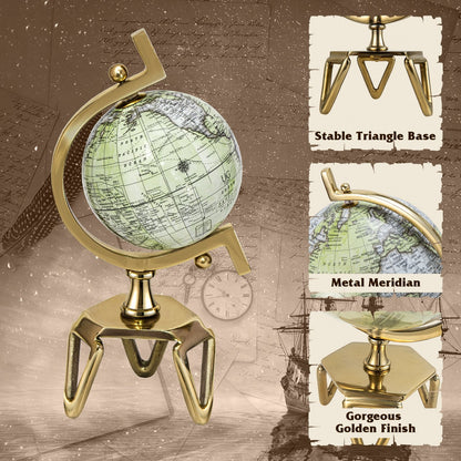 Educational Geographic 5/8/10 Inch World Globe with Triangle Metal Stand-5 inches Learning Toys   at Gallery Canada