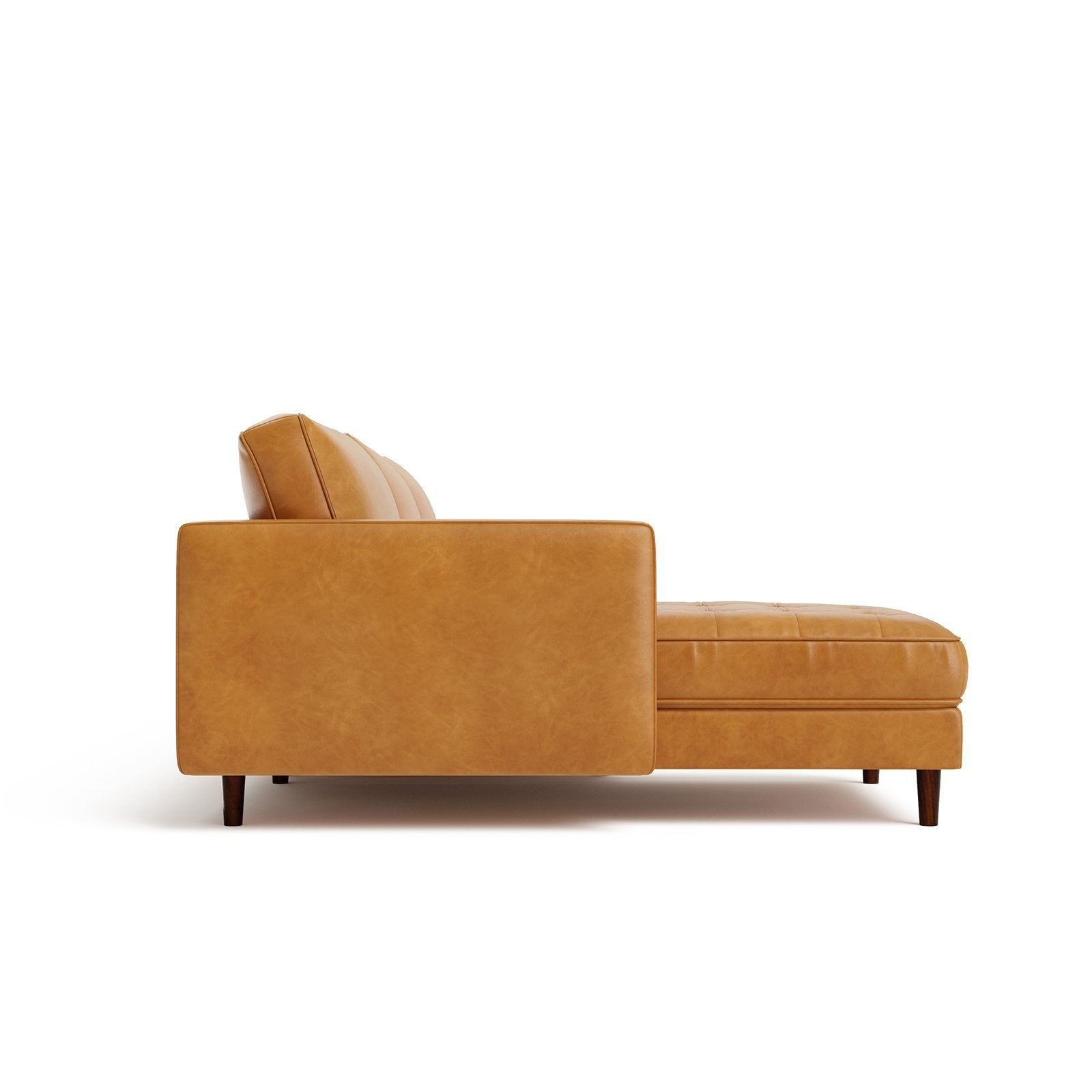 3-Seat L-Shaped Sectional Sofa Couch for Living Room, Orange Sofas & Loveseats   at Gallery Canada