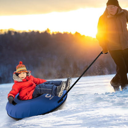 40" Inflatable Snow Sled for Kids and Adults, Blue Winter Sports & Activities   at Gallery Canada