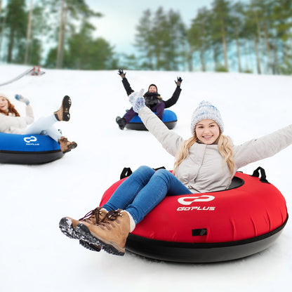 40" Inflatable Snow Sled for Kids and Adults, Red Winter Sports & Activities   at Gallery Canada