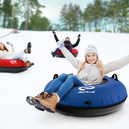 40" Inflatable Snow Sled for Kids and Adults, Blue Winter Sports & Activities   at Gallery Canada