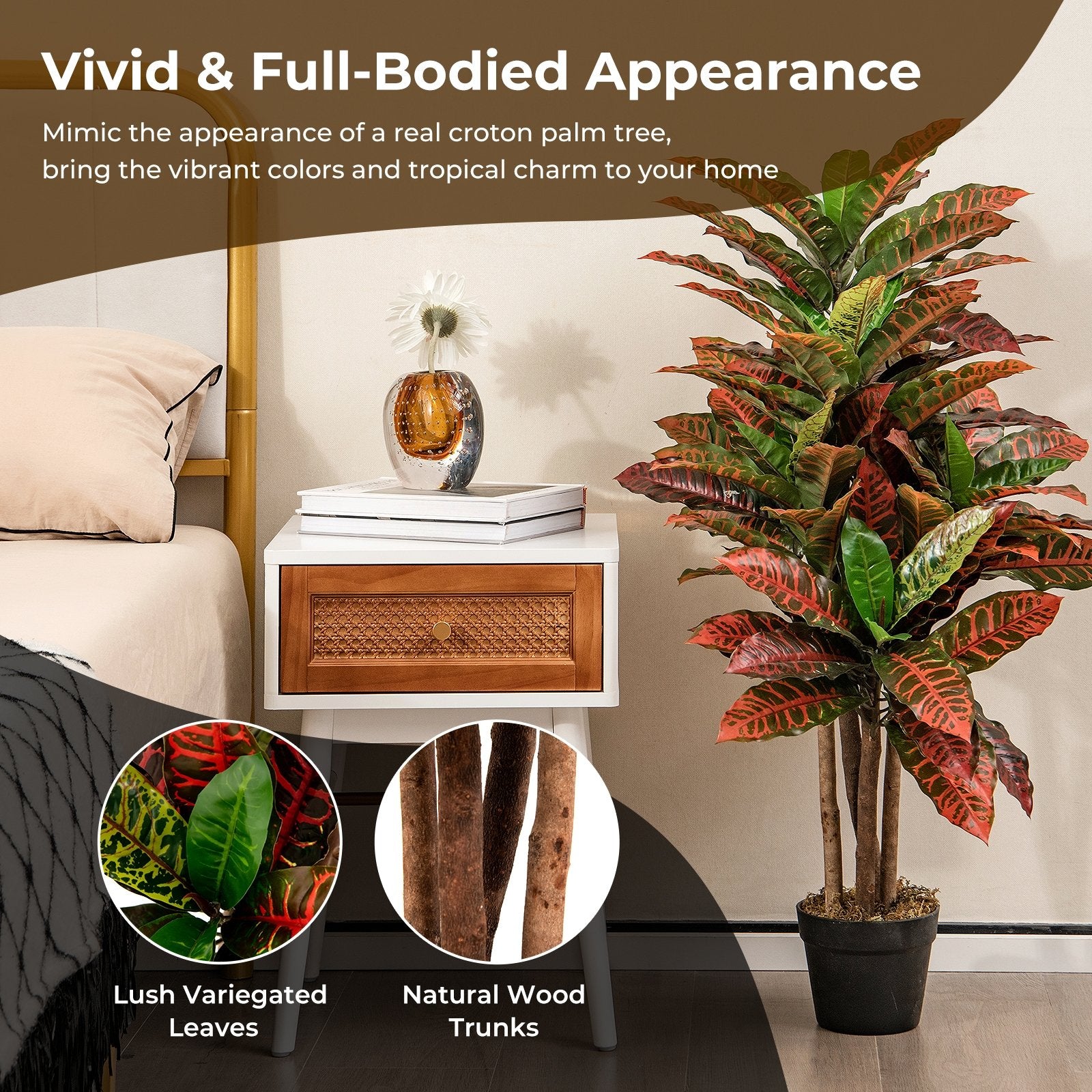 Artificial Croton Plant 40