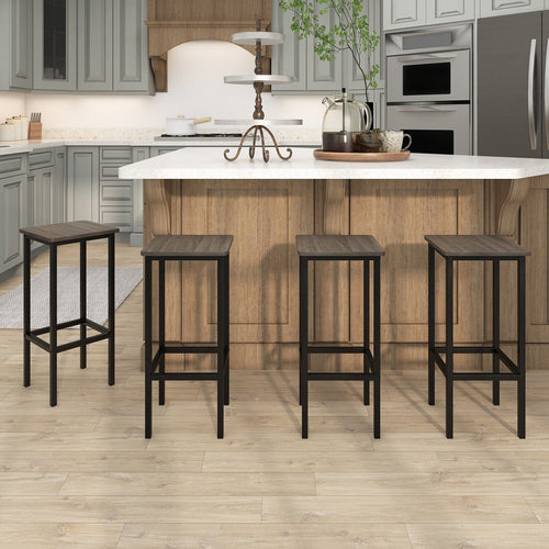 Set of 4 Bar Stool Set 26