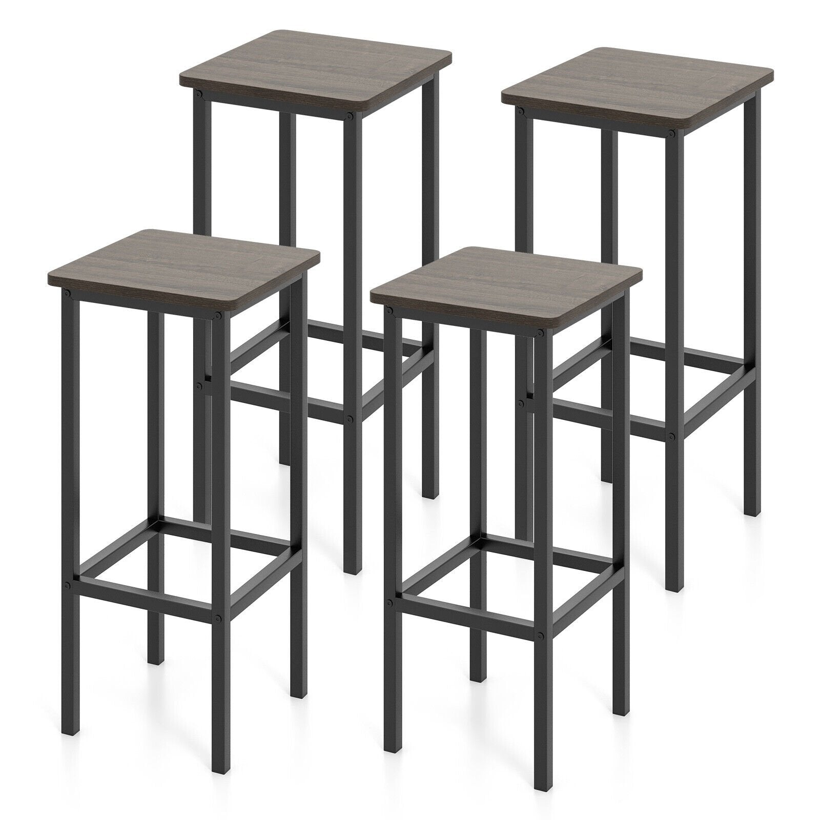 Set of 4 Bar Stool Set 26