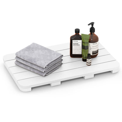 Waterproof HIPS Spa Shower Mat for Bathroom with Non Slip Foot Pads, White Bath Safety   at Gallery Canada