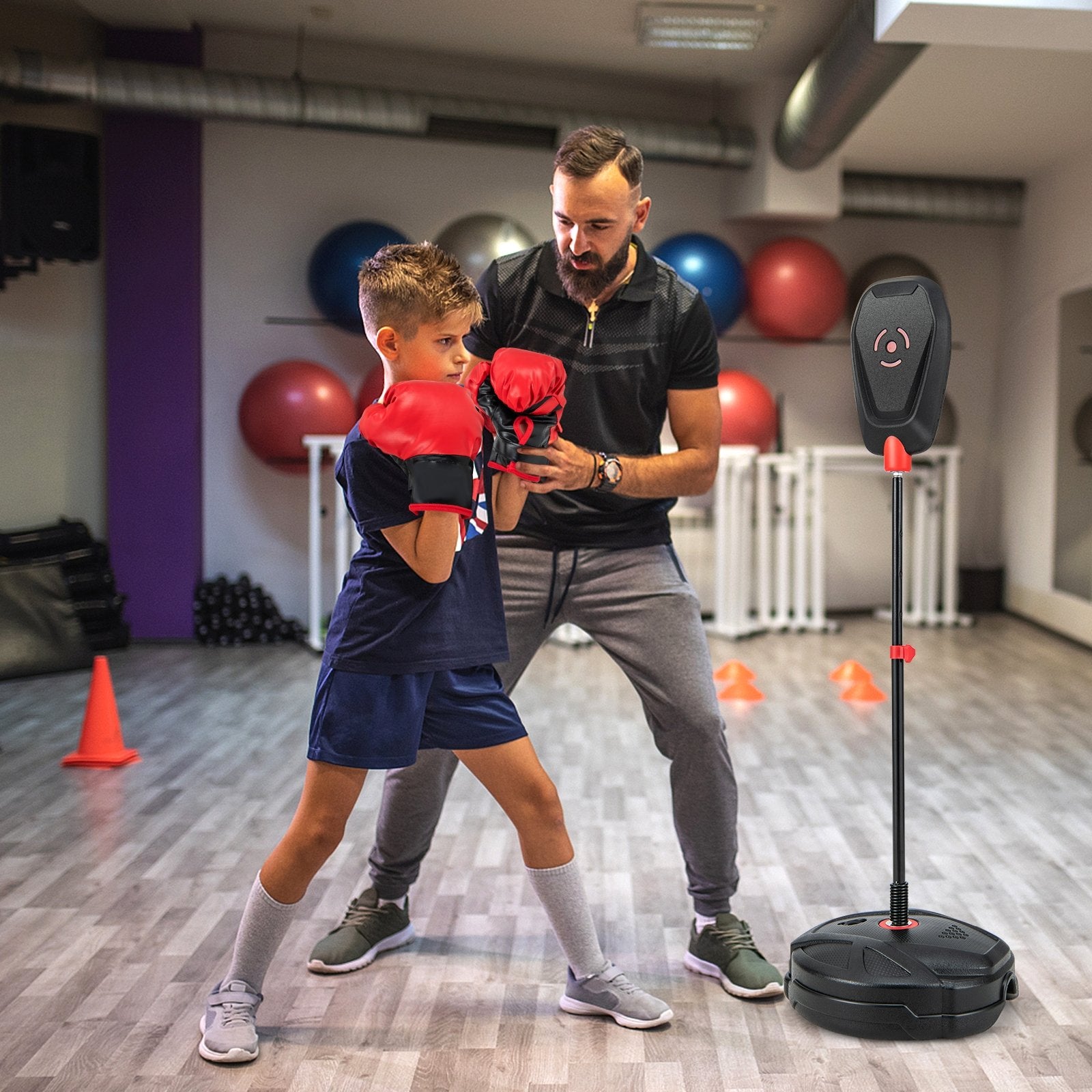 Inflation-Free Boxing set with Punching Bag and Boxing Gloves Quick Rebound Design for 5+ Years Old Kids Boxing & Martial Arts   at Gallery Canada