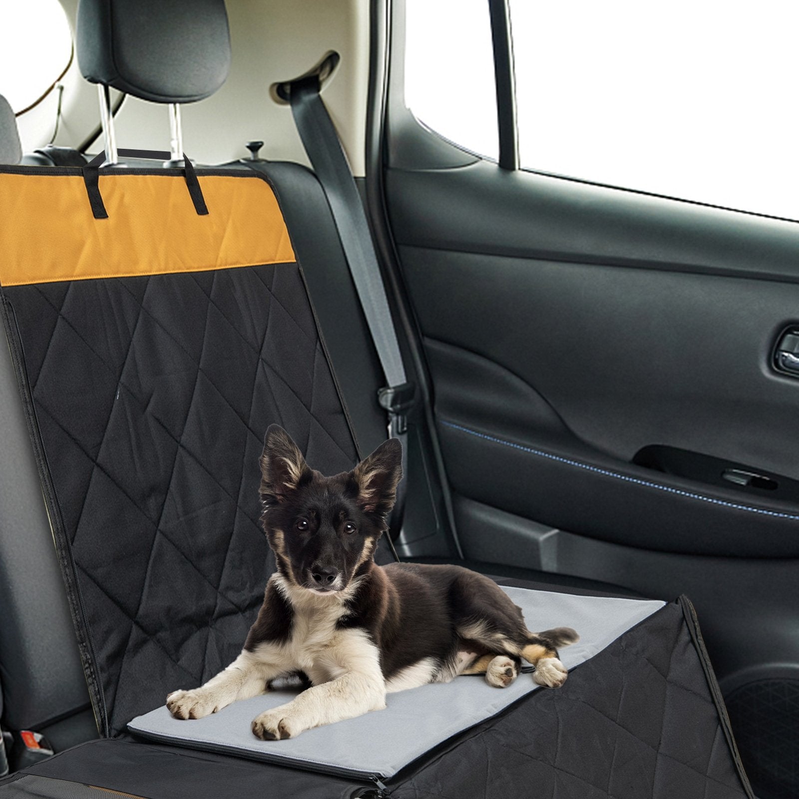 Dog Car Seat Cover with Mesh Window for Small and Medium Dogs, Black Dog Supplies   at Gallery Canada