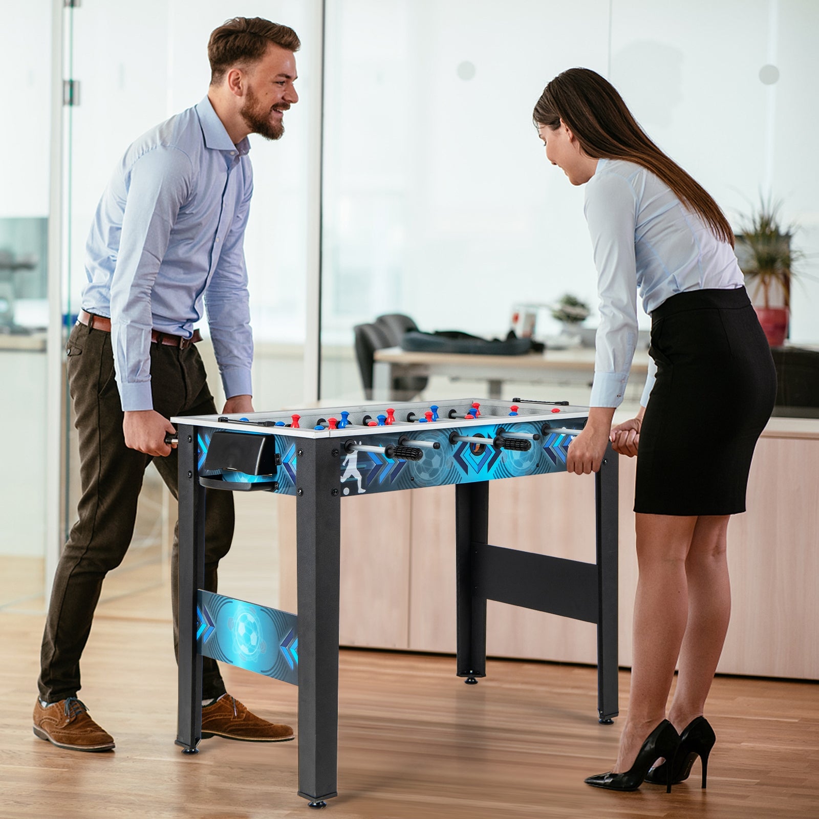 Stable Soccer Table Game with 2 Footballs for All Ages Game Room at Gallery Canada